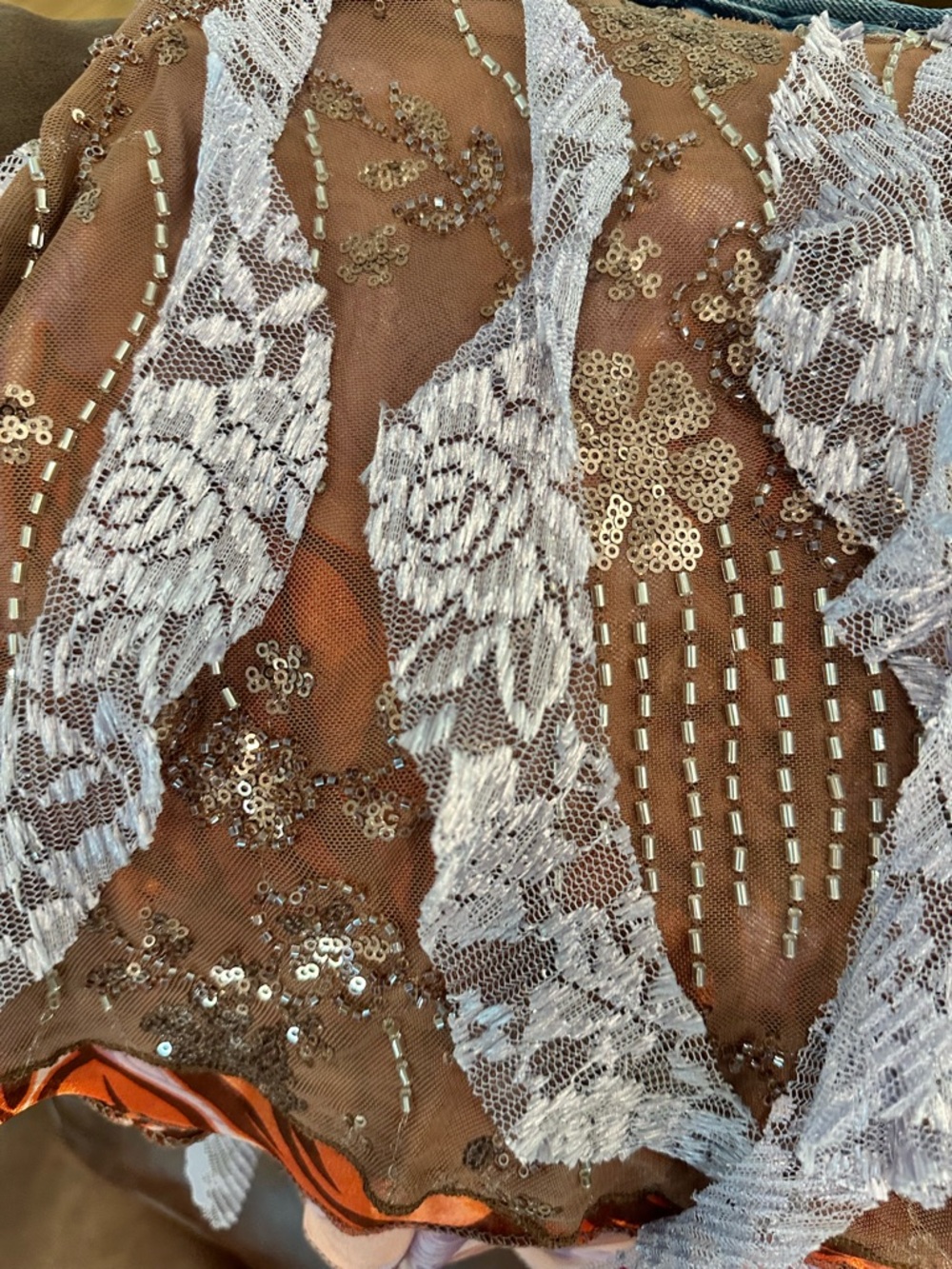 Custom Made Boho Denim Vest and Waist Wrap - Picture 12 of 16